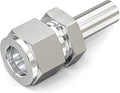 TAISHER 1PCS 316 Stainless Steel Weld Compression Tube Pipe Fitting Connector, 1/2" Tube OD Straight Adapter