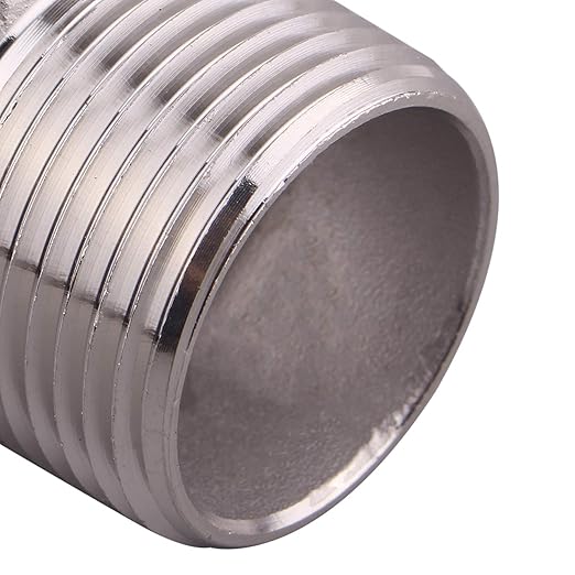 Reducer Hex Bushing 1" NPT Male 1/2" NPT Female Stainless Steel Reducing Flush Adapter Cast Pipe Fitting