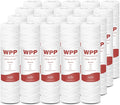 SimPure 5 Micron 10" x 2.5" String Wound Sediment Whole House Water Filter Cartridge for Well Water, Replacement Filter Cartridge for Housing DB1025 AP110 (20 Pack)
