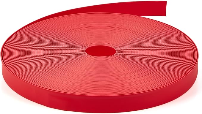 Chanzon 5/16" (8mm) 2:1 Ratio - Red Heat Shrink Tubing 80Ft Roll for Electrical Shrink Wrap 1pcs