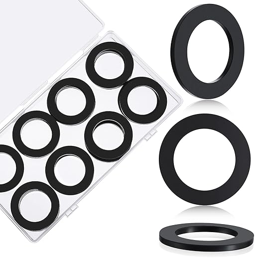 30 Pack Inner Diameter 1 Inches Outer Diameter 1.5 Inches Oversize Rubber Union Washer Flat Plumbing Slip Joint Washer