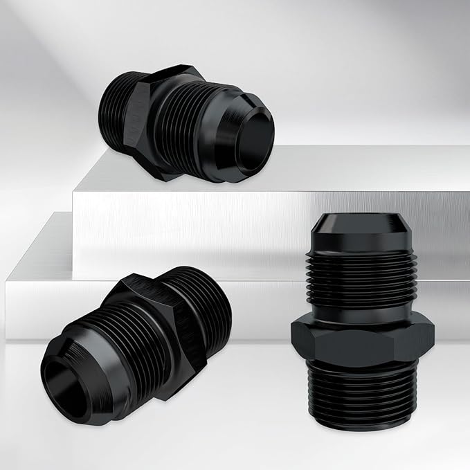 8AN Flare to AN8 ORB Male O-Ring Fitting Adapter (2PCS)