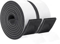 Yotache Foam Rubber Seal Strip Tape 2" x1/4", Foam Adhesive Strips Closed Cell Foam Tape Automotive Weather Stripping, 2 Roll Total 13 Feet Long