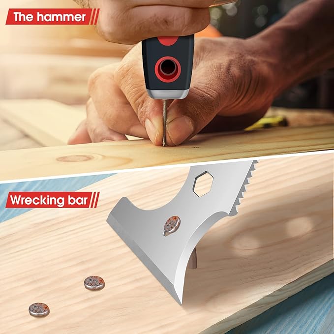 DEKEones Paint Scraper Tool, Stainless Steel 14-in-1 Painters Tool, Heavy Duty Multi-Purpose Filler Tool for Painting, DIY - Professional Paint Remover