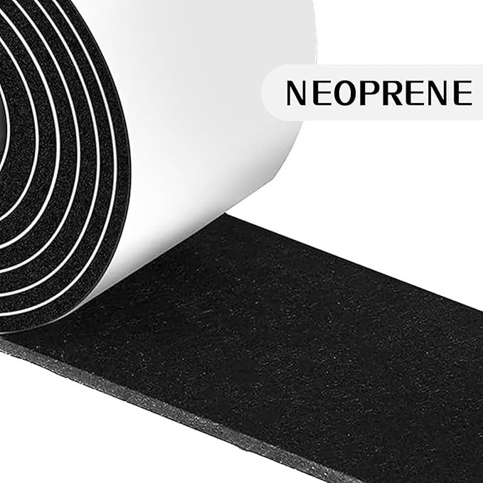 Storystore Foam Insulation Tape Self Adhesive, 2In x 1/8In x 26Ft Weather Stripping for Doors and Windows, Sound Proof Soundproofing Door Seal, Weatherstrip, Air Conditioning Seal Strip