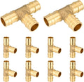 10-Pack HeSun PEX-A Fitting, 1"x1"x1" Expansion Tee, PEX Expansion Fitting Tee, ASTM F1960(PEX1960044-10)