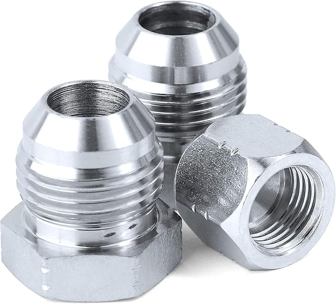 OKBA 64pcs JIC Plug and Cap Kit JIC 37° Flare Caps and Plugs Kit with Precision Threading Hydraulic Plugs and Caps Kit Set Dash Sizes 04 06 08 10 12 16