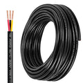 18 Gauge Wire 3 Conductor,18 AWG Electrical Wire Stranded PVC Cord Oxygen-Free Copper Cable,100FT 3 Core Pure Copper Flexible Cable Wire for LED Lamp Lighting Strips Automotive (100FT, 18AWG-3C)…