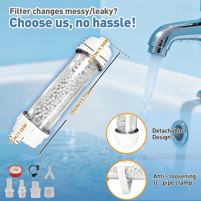 Condensate Neutralizer Kit, Compatible with Rinnai High-Efficiency Boilers & Tankless Heaters, Acidic Condensate Neutralizer with Transparent Inspection Window, Prevents Pipe Corrosion