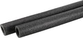 MECCANIXITY Foam Tube Sponge Protective Sleeve Black Seal Sleeve Polyethylene Pipe 15mm(0.6 Inch) ID for Pipe Insulation, Pack of 2