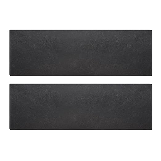 Rocaris 2 Pcs 4 X 12 X 1/4 Inch A36 Steel Plate Hot Rolled, Steel Base Plate for Construction Boards, Structure Support, Weldable Square and Industrial