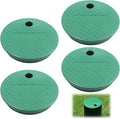 4PCS Green Sprinkler Valve Cover,Sprinkler Valve Box Lid,Id 5.5" Od 6",Outdoor Irrigation Replacement Covers for Irrigation Valve Box Protection,Suitable for Public Green Areas and Gardening Scenes