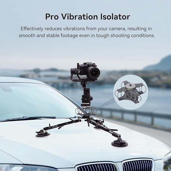 Came-TV Vibration Isolator Wire Mount Shock-Absorbing for DJI RS 4 / RS 4 Pro/RS 3 / RS 3 Pro/RS 3 Mini / RS2 / RSC 2 Handheld Gimbal Stabilizer Payload up to 5kg/11lb