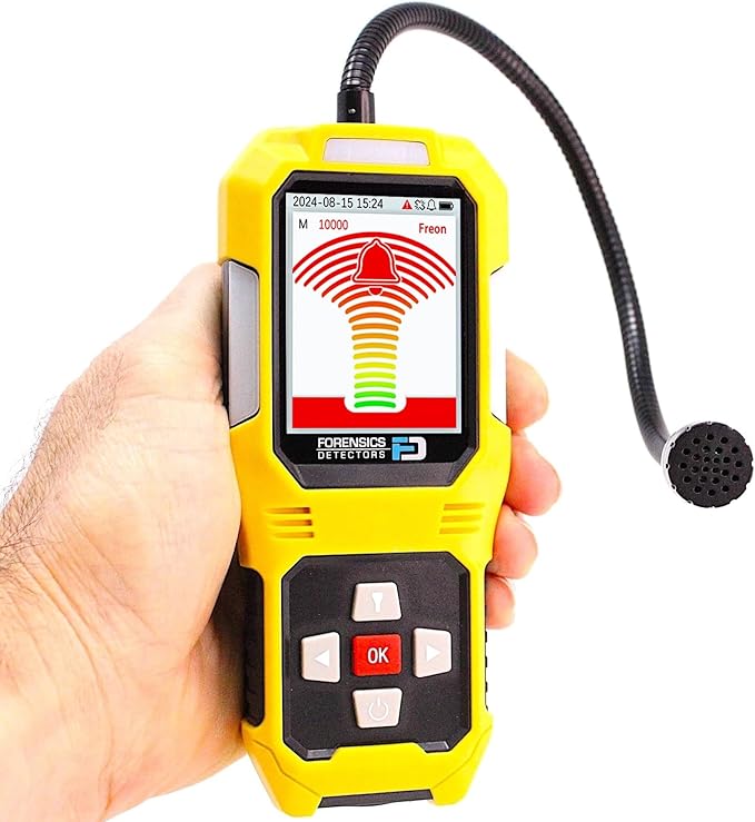 Freon Leak Detector | 10ft Drop Test Pass | AC Refrigerant Detector | Halogen, R143A, CFCs, HFCs, HCFCs, and HFOs | Version 2.0 |