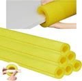 Hanaive 2 Pcs 40 Inch x 4. 1 Inch Jumbo Pool Noodles Bulk Large Swimming Foam Noodles for Floating Craft Projects Pre Slit Clamp Foam Protection Padding Bumper(Yellow)