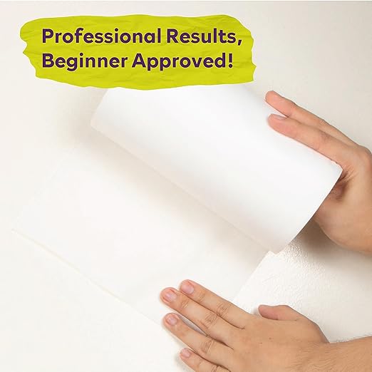 ATack Fiberglass Waterproofing Anti-Fracture Membrane Fabric Sheet, 6 Inches x 75 Feet, Water Barrier Mesh Tape for Shower Walls and Tiles
