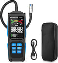 Natural Gas Detector, Gas Leak Detector with Audible & Visual Alarm, Rechargeable Gas Sniffer with 11.3-inch Gooseneck, Locating Propane, Natural Gas, Combustible Gas Leak for Home and RV