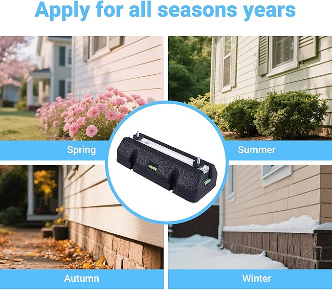 Floor Mounting Base Kit Mini Split Air Conditioning Systems, Heavy-Duty Condenser Pad for AC Condensers Heat Pump System, Rubber Anti-Vibration Pads Outside 1500lbs 9000-18000BTU