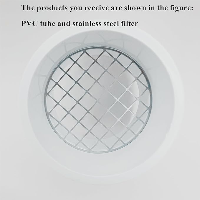 PVC Vent Cap 1 pcs for 3" Schedule 40,PVC Termination Cap,Vent Cover Screen,Round Furnace PVC Pipe Stainless Steel Roof Vent Cap,Installation not Required That PVC Elbow,or Coupling