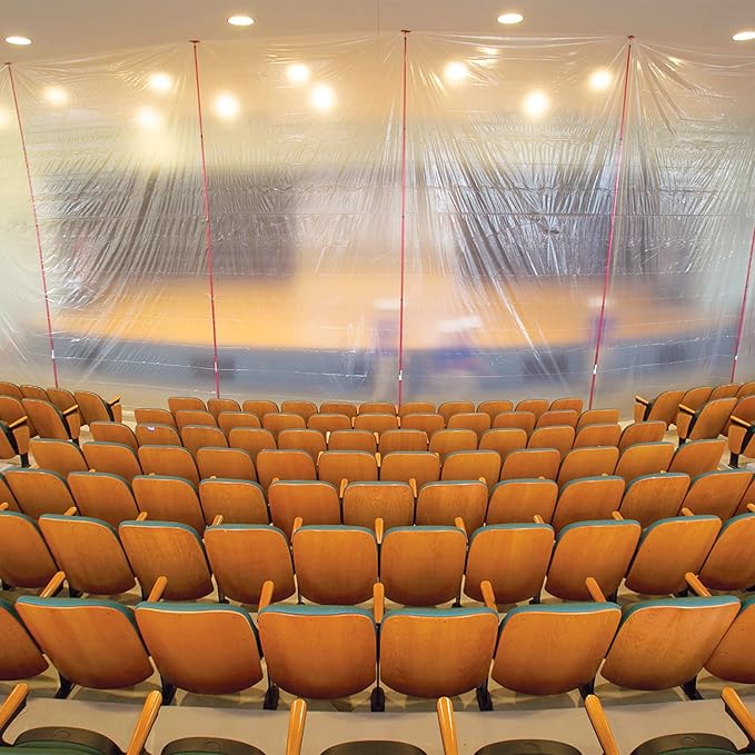 ZIPWALL KT20 Foot Spring Loaded Dust Barrier Poles (Pack of 2), 2 Pack, 20 ft