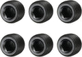 Pipe Plug Carbon Steel Internal Hex Thread Socket Pipe Plug Fitting - Fitting for (Sealing Port - Air Tanks - Water Outlets) 1/4 Inch NPT Male & 6 Pack