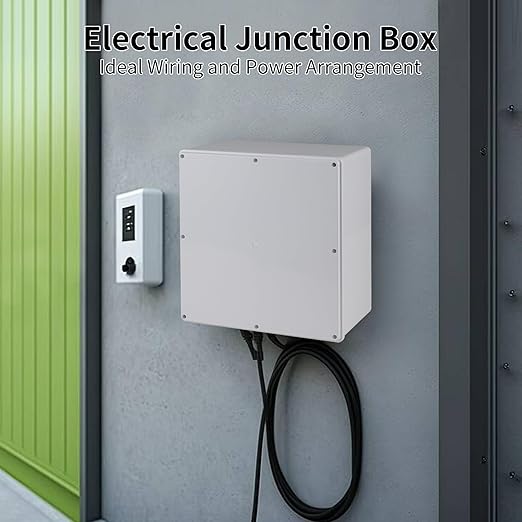 12" x 12" x 4" Plastic Dustproof Waterproof Box IP65 Junction Boxes Project Junction Conduit Box for Electrical Outdoor Enclosure