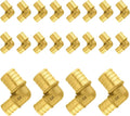 20-Pack PEX Fittings Niikappu 1"x3/4" Pex Elbow, Brass Crimp Pipe Fittings for PEX Pipes, ASTM F1807