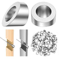 BLIKA 60 Pack 5/16" ID Angle Washers for Cable Railing Stair Ends, Stainless Steel 30 Degree Angle Beveled Washer for 1/8", 3/16" Invisible Cable Railing Hardware, Cable Railing Angled Washer