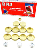 DNJ FPS1100 Brass Freeze Plug Set for 1999-2013 Chrysler, Dodge, Jeep, Mitsubishi, Ram 1500, Aspen, Commander 4.7L V8 16V SOHC 287cid