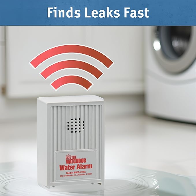 The Basement Watchdog 110 dB Water Alarm w/Detachable Sensor for Hard-to-Reach Areas (BWD-HWA)