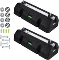 Floor Mounting Base Kit Mini Split Air Conditioning Systems, Heavy-Duty Condenser Pad for AC Condensers Heat Pump System, Rubber Anti-Vibration Pads Outside 1400lbs 7000-18000BTU