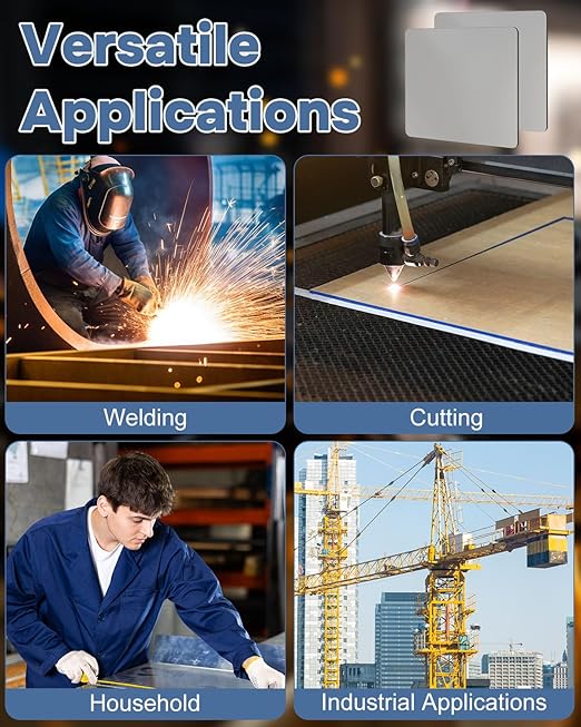 12 x 12 Steel Plate 1/8, 2 Pcs Sheet Metal Hot Rolled Steel Plates, Weldable Base Plate for Structural Support and Industrial Use