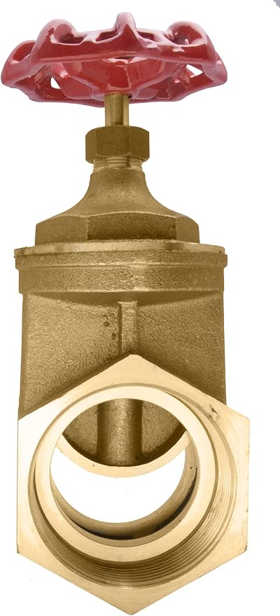 2-1/2" Brass Gate Valve - 200WOG, FxF NPT