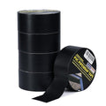 ADHES Corrosion Protection Pipe Tape, PVC Weatherproof Wrap Duct Tape for Drain Pipe, Metal & Electrical Piping, Outdoor, Underground Pipe, 2 Inch X 36 Yds, Black，5Rolls