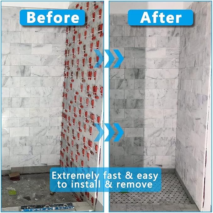 4000 PCS Tile Leveling System Clips 1/16''(1.5mm) Tiles Leveler Spacers Tool for Professional Ceramic Tile and Stone Installation