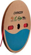 Chanzon 2:1 Ratio - 80Ft Roll - 3/16" (5mm) Heat Shrink Tubing 2:1(25M Total Length) Red Polyolefin Sleeving Wrap Shrinking 2 to 1 1pcs