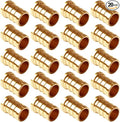 20PCS LF Brass 3/4 Inch PEX Barb Plug End Cap Pipe Crimp Fitting