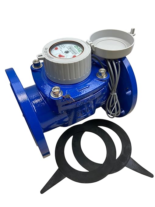 DAE WP-400n 4" Lead Free Woltmann Helix Water Meter, Pulse Output, Gallon