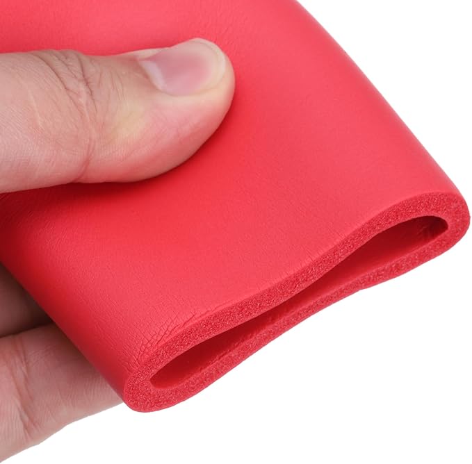uxcell Foam Tubing for Handle Grip Support, Pipe Insulation, 40mm(1 9/16") ID 50mm(2") OD 1m Length Red