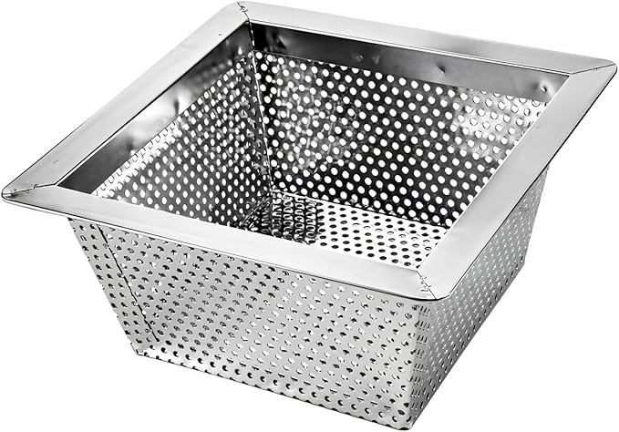 Generic Kitchen Drain Strainer Basket, Stainless Steel 10 in X 5 in, Anti-Clogging Solution for Home Or Commercial Use