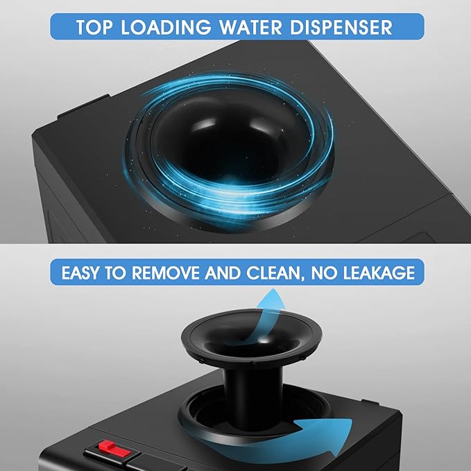5 Gallon Water Dispenser (Water Cooler with Refrigerator)