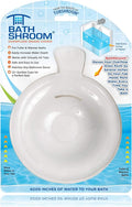 BathShroom Bathtub Overflow Drain Cover - Bath Tub Overflow Cover, Bathroom Spa Accessories, Adds Inches of Water for Deeper & Warmer Bath