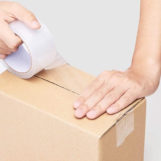 APQ 36 Rolls of Carton Sealing Tape 2” x 55 Yards. Thickness 1.6 Mil. Polypropylene Pressure Sensitive Tape for Wrapping, Packing, Shipping, Moving Boxes. Acrylic Adhesive. No Weathering, Yellowing.