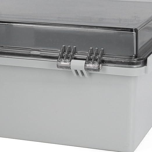 Electrical Junction Box,175x275x110mm IP67 ABS Plastic Electrical Project Enclosure with Mounting Plate