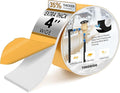 Pipe Insulation Tape, Foam Insulation Tape for Outdoor Pipes Winter Freeze Protection, Foam Pipe Insulation Wrap, Heat Tape for Water Pipes, Copper Pipes, PVC, AC Line, 4in x 15ft, White
