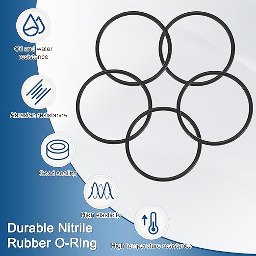 20-Pcak Nitrile Rubber O-Rings, 35mm ID, 39mm OD, 2mm Width, Metric Sealing Washer Gasket for Automotive Machine Plumbing/Faucet/Air or Gas Connections, Resists Oil and Heat