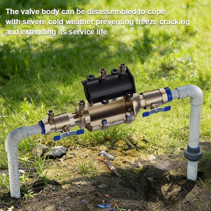 34-350 3/4" 350 Double Check Backflow Preventer,3/4 Backflow Preventer,Double Check Valve Assembly,Prevent Backpressure and Backsiphonage