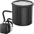 Ice Bath Chiller & Cold Plunge Tub Kit, 1/3 HP Cold Plunge Chiller with External Filter & Pump, 100Gal Ice Pod, Cold Plunge Tub with Water Chiller for Cold Therapy