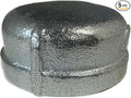 BMI 1-1/4 Inch NPT Galvanized Cap, 150#, UL/FM, Silver