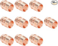 Copper Press Fittings 1/2 inch Male Adapter Pressure Copper Fitting P x Male NPT Connection for Residential, Commercial 10-Pack